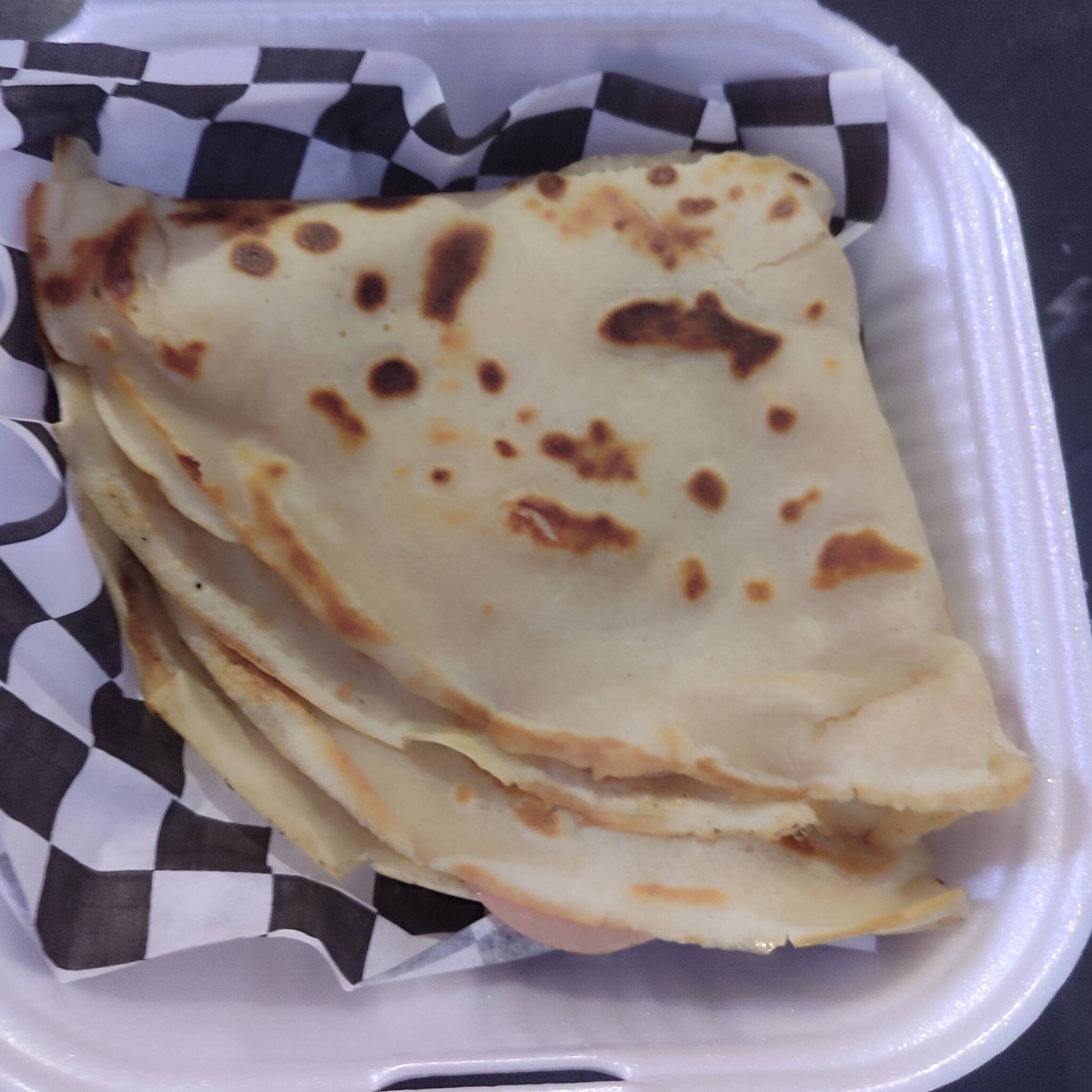 Crepa Salada con Jamón