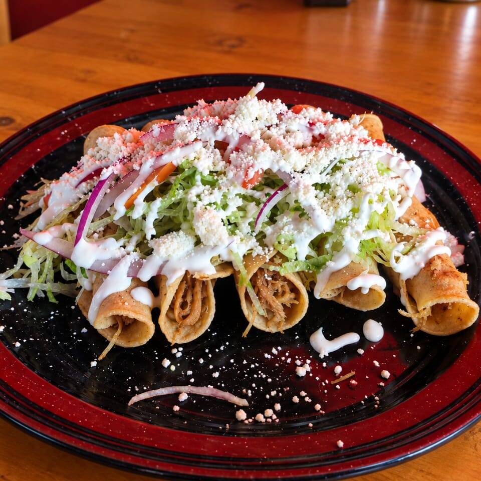 TACOS DORADOS DE DESEBRADA 4PZ