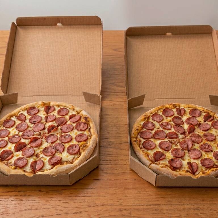 Deliciosa pizza com Presunto suculenta , bacon e cebola .
