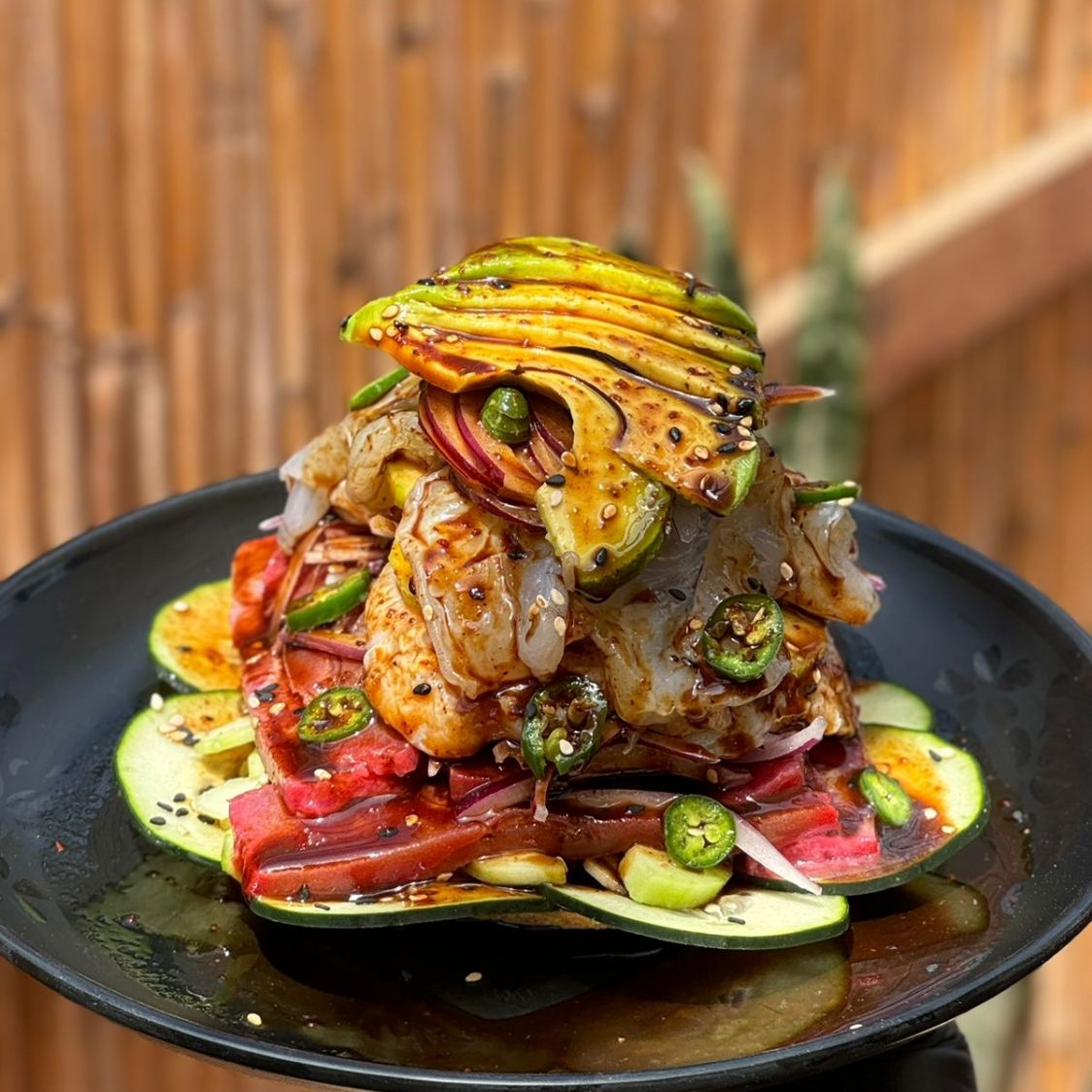 Tostada La Cruda