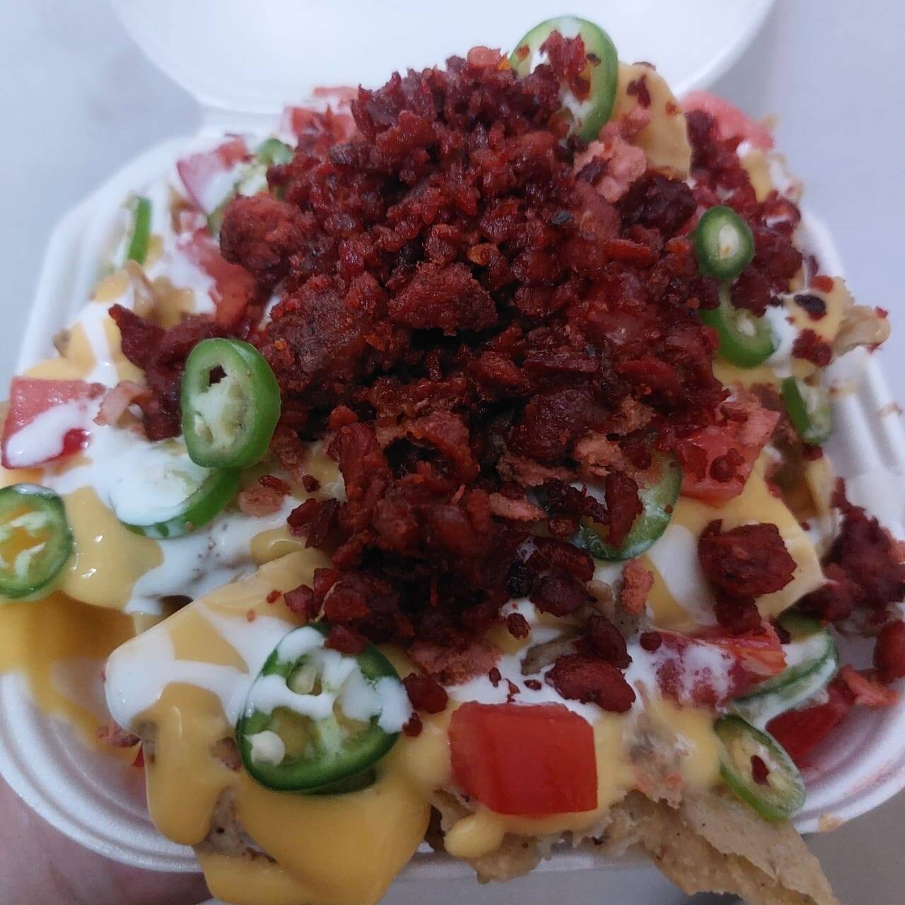 Nachos con Chorizo