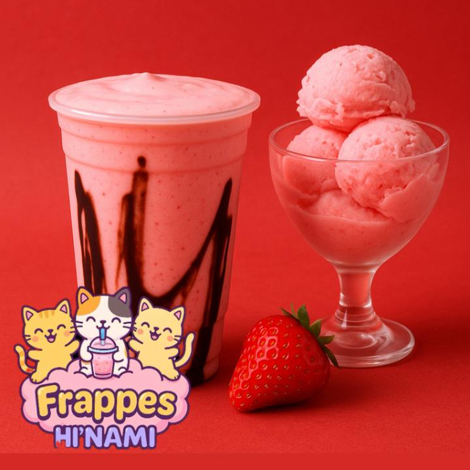 Malteada de Fresa