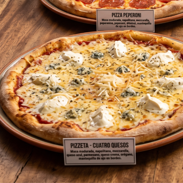 Pizza Cuatro Quesos