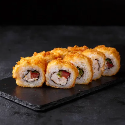 COMBO CALIFORNIA TEMPURA + ENTRADA + BEBIDA GRATIS