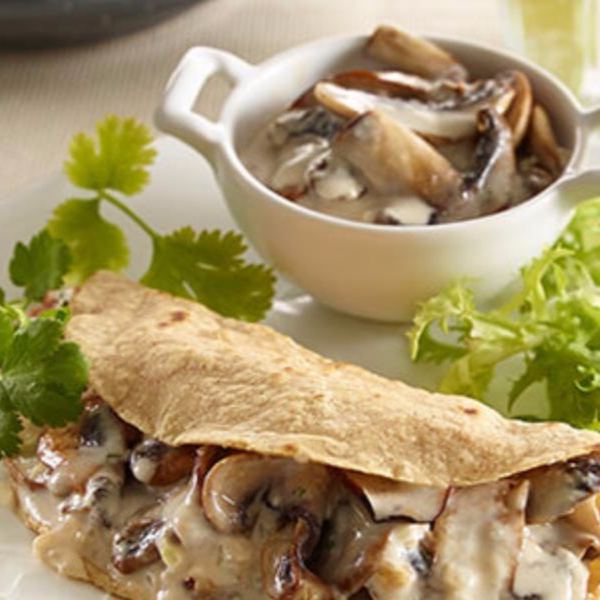 Quesadilla de Champiñones.