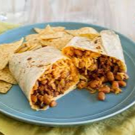 Burrito Pastor Bufalo + Papas Fritas