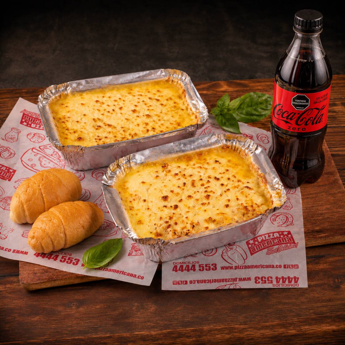 PROMO 2 Lasagnas + Bebida