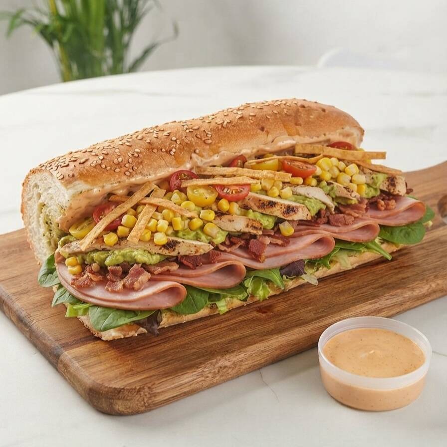 Baguette Del Huerto 🌽🥓