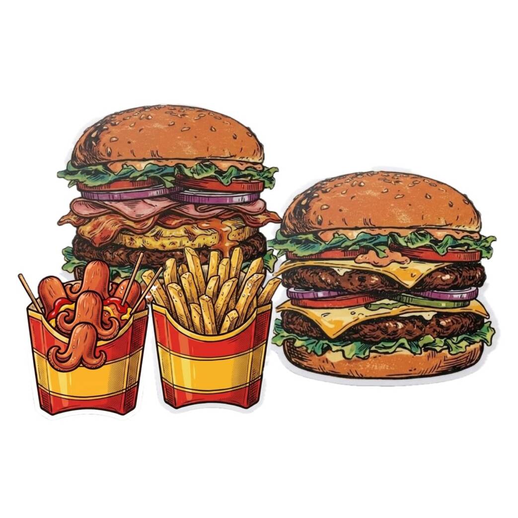 Hamburguesa con Snack