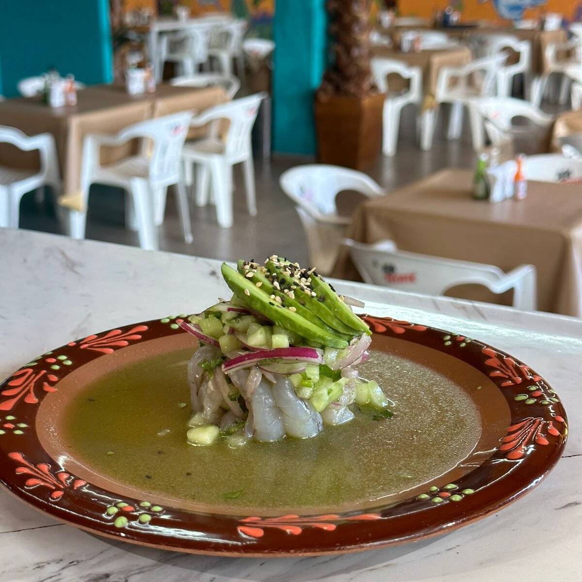 Tostada de Aguachile