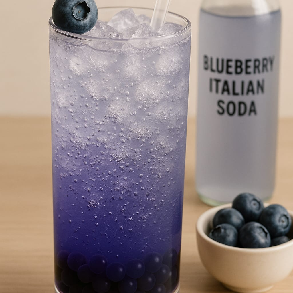 Soda Italiana Blueberry 16 Oz