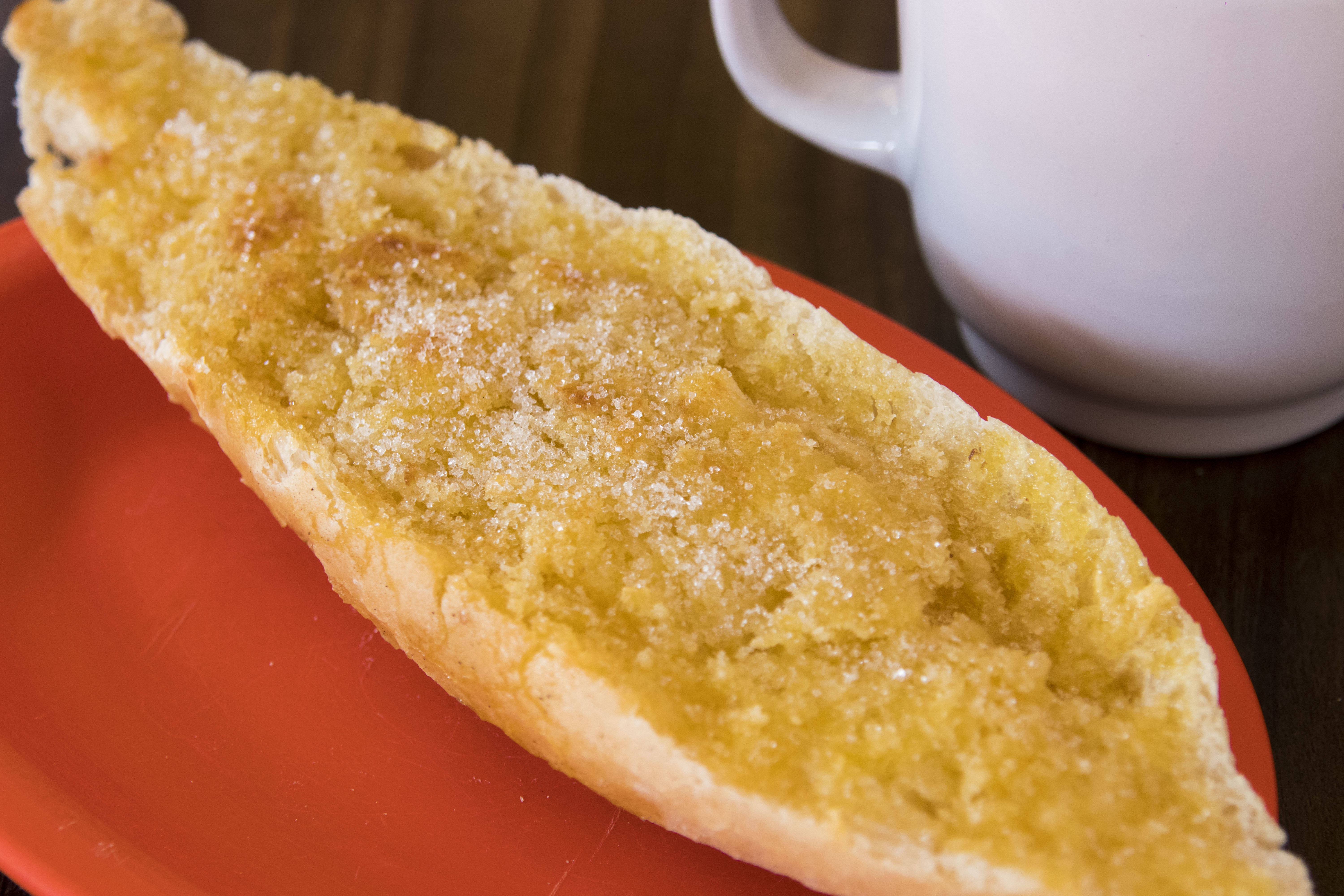 Mollete de Mantequilla y Azúcar