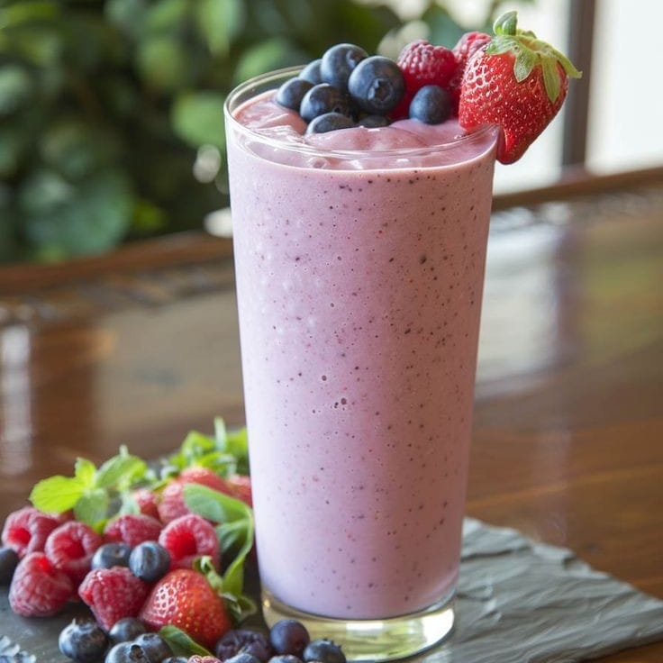 Licuado de Frutos Rojos