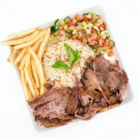 Döner Kebab con Arroz - KOSHER - HALAL - Pastor