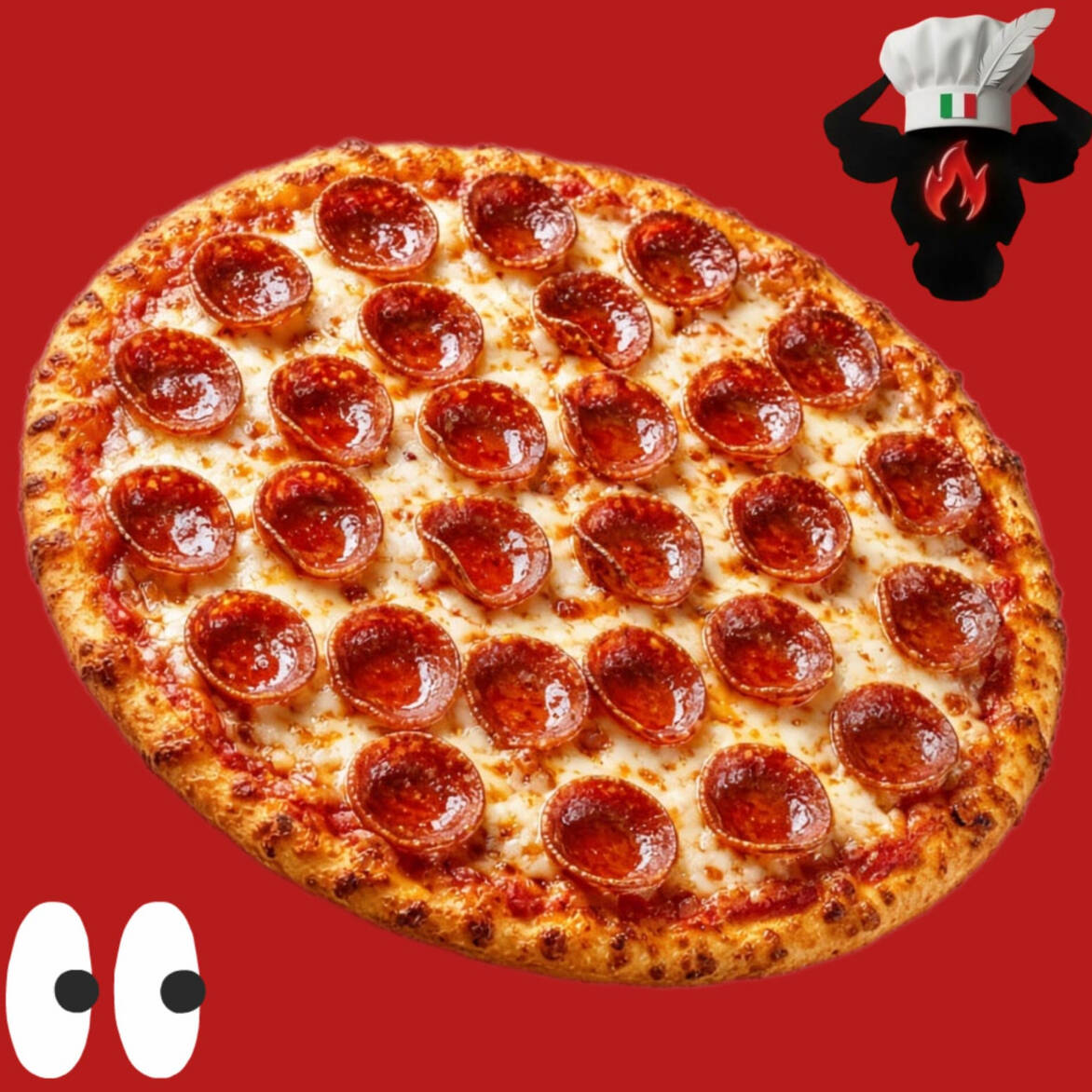 PIZZA PEPERONI GRANDE 8 PORCIONES.