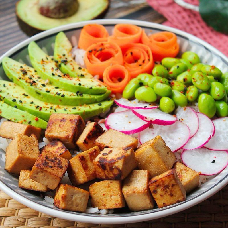 Poke bowl vegano