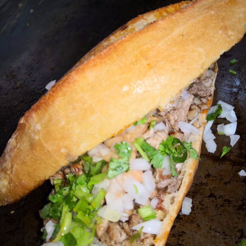 Lonche de Bistec