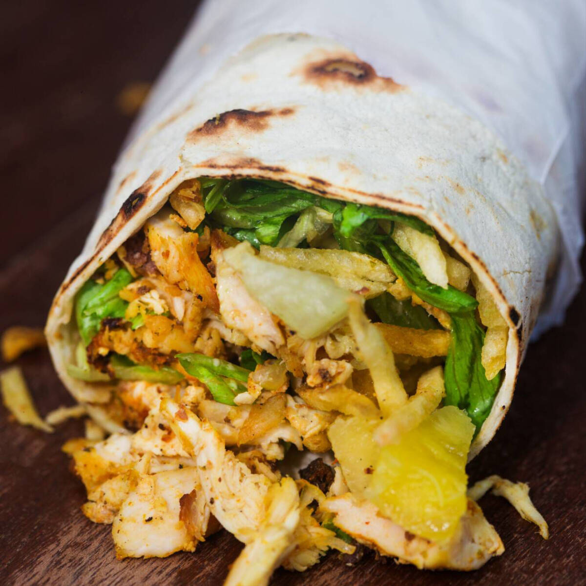 Shawarma hawaiana