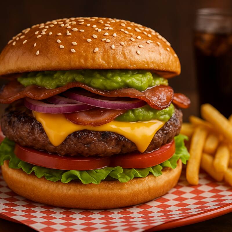 Hamburguesa Guacabacon