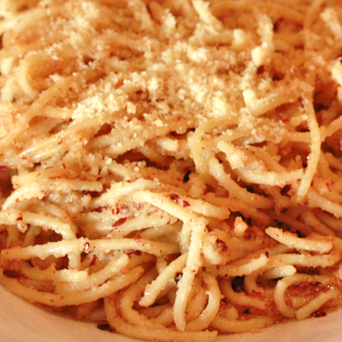 Espagueti Aglio Óleo