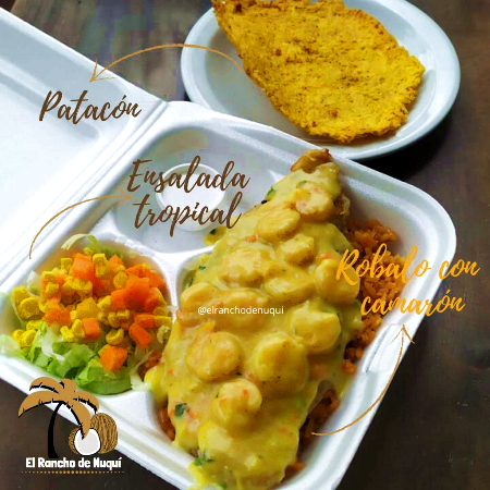 Robalo con Camarón