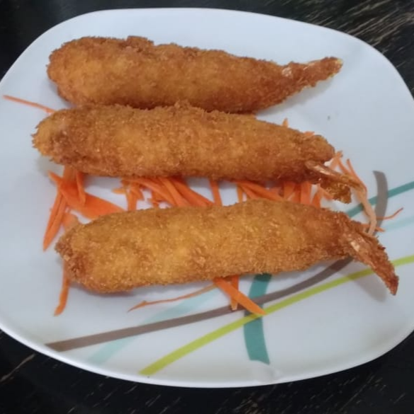 Kushiage de Camarón con Queso