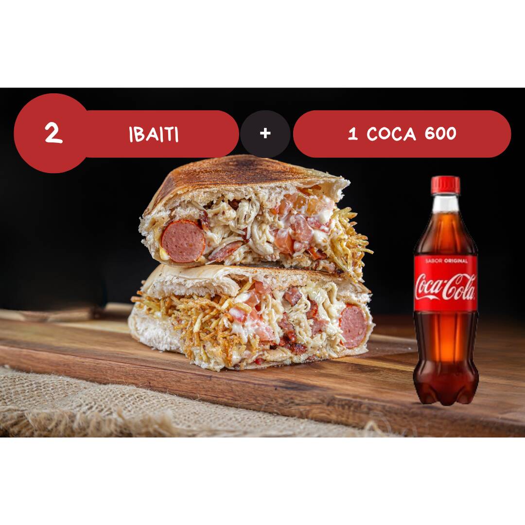 COMBO - 2 IBAITI + 1 COCA 600