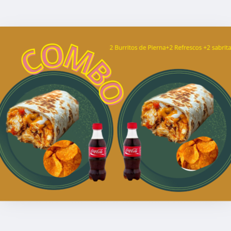 Burritos Belén Combo