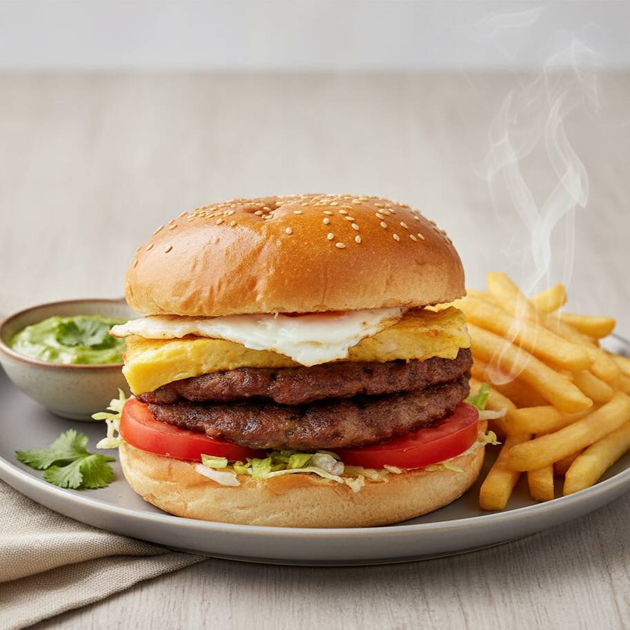 Hamburguesa de Casa Doble