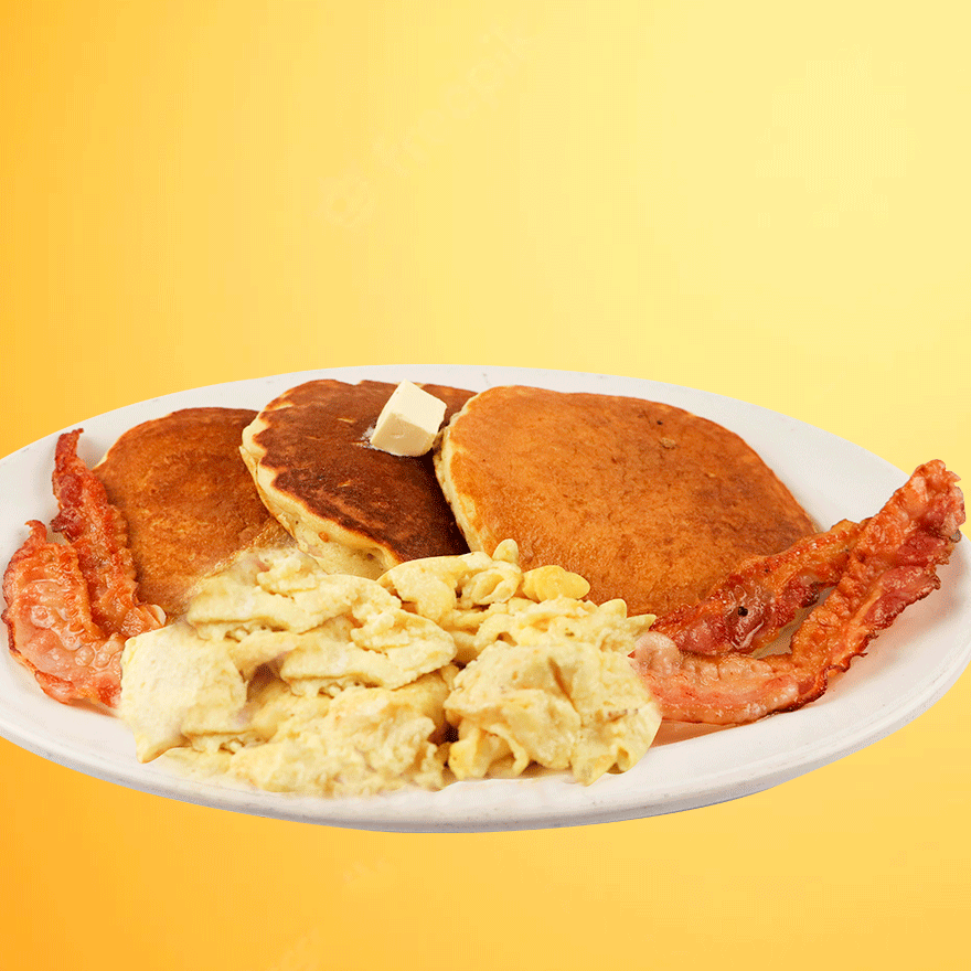 Hot Cakes Americanos (Huevos Revueltos)