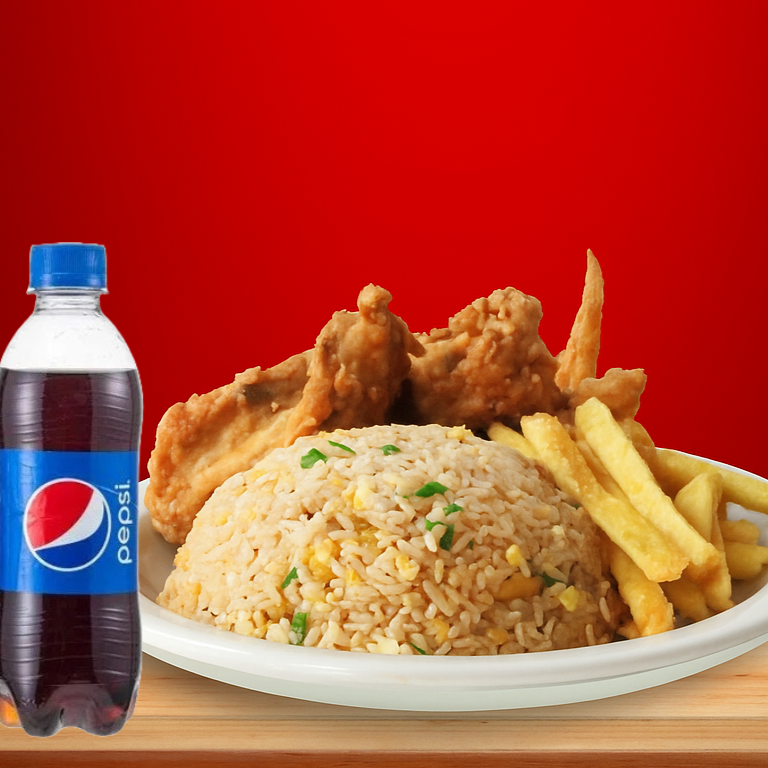 Mostrito broaster + Pepsi