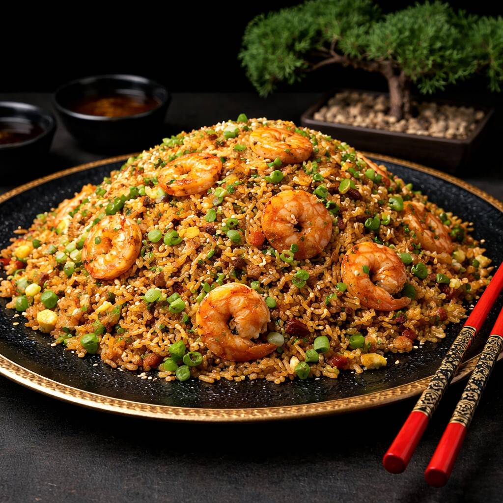 Arroz Chino +camarones 8 Personas