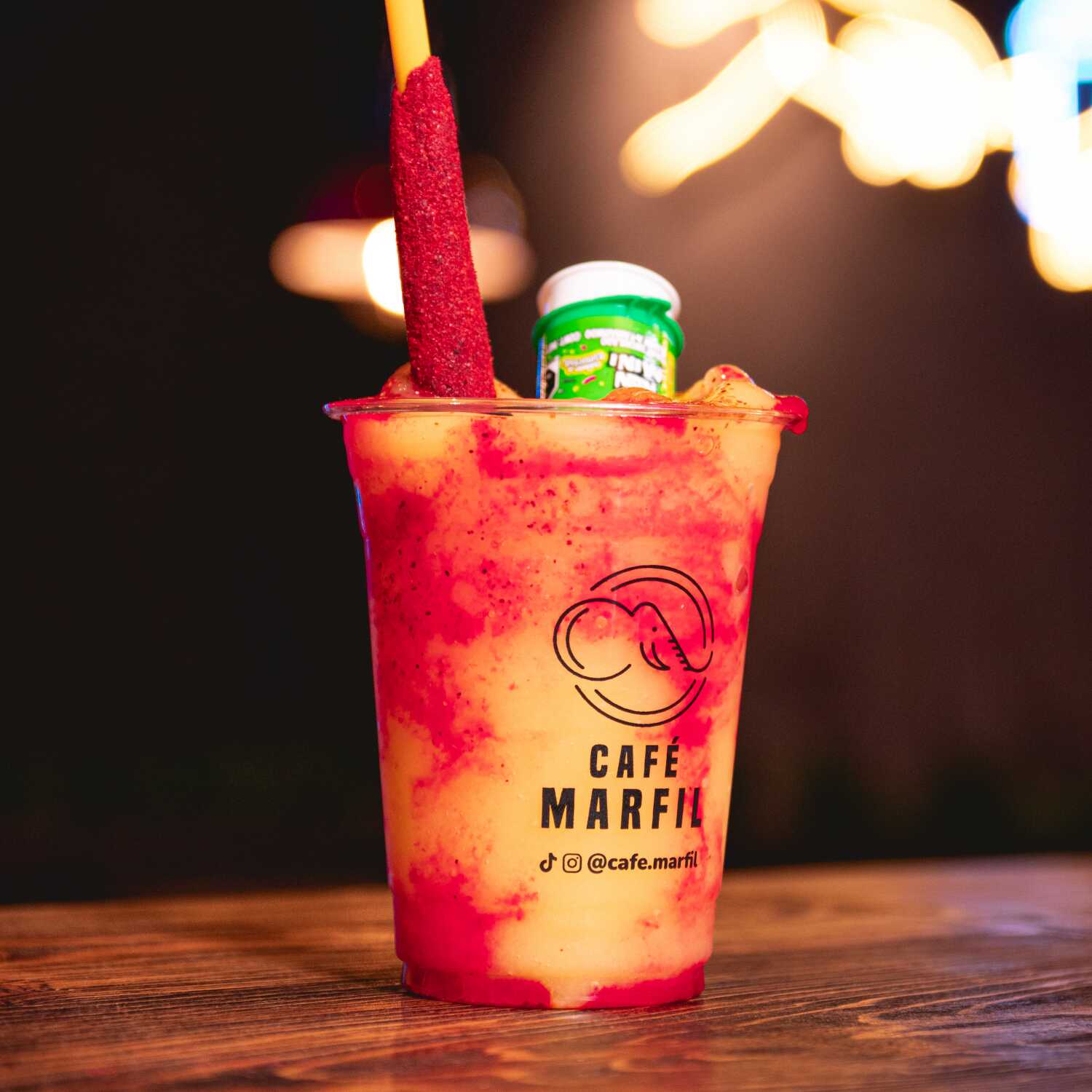 Smoothie de Mango Picosito con Chamoy