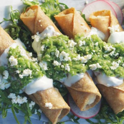 Tacos de papa (4 tacos)