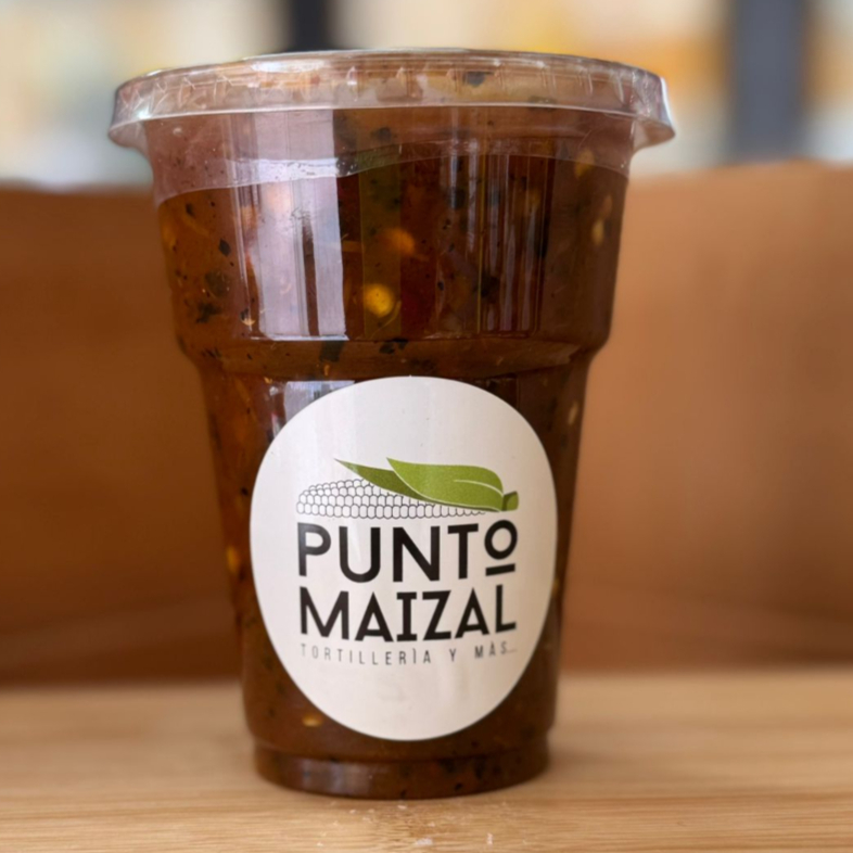 Salsa molcajete de mesa