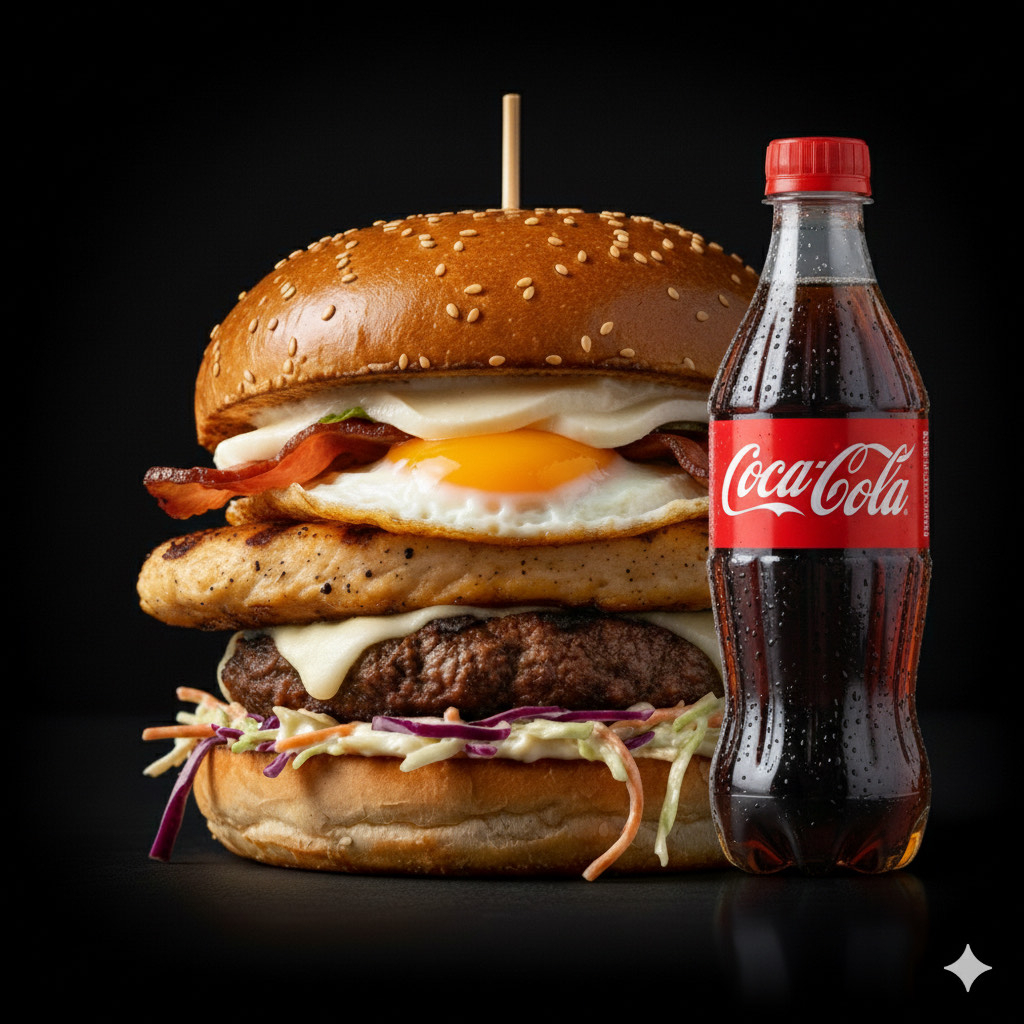 COMBO HAMBURGUESA MIXTA + GASEOSA