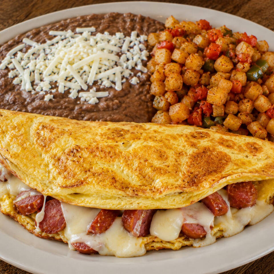 Omelette de salchicha