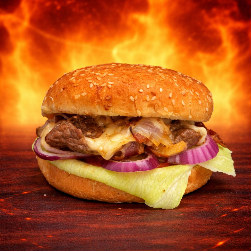 Hamburguesas Especiales de Arrachera