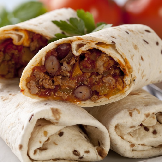 Combo de Mega Burrito de Chicharrón y bebida