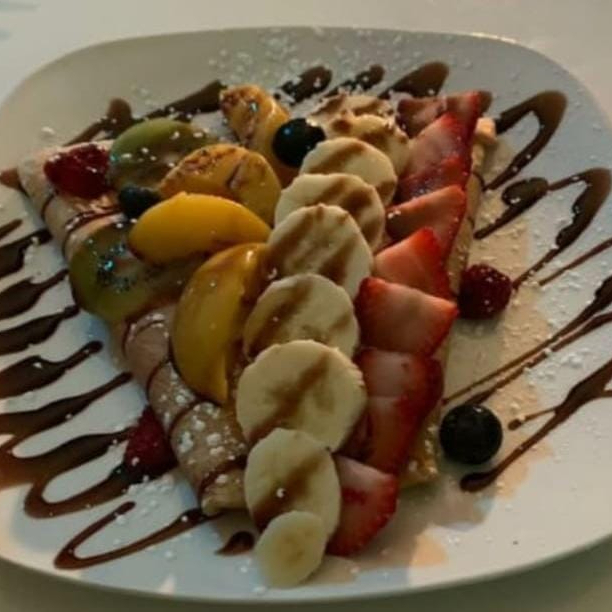 Crepa de Tres Frutas con NUTELLA