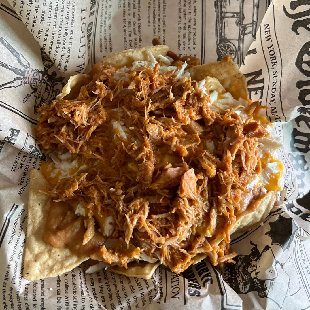 Nachos con Cochinita