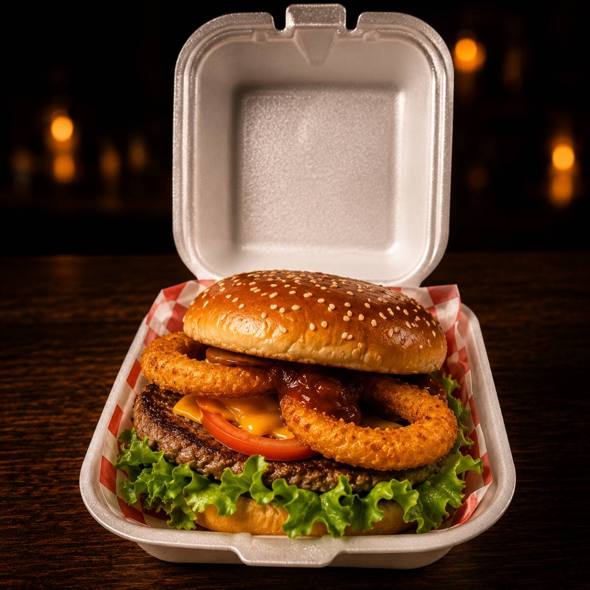 Barbahamburguesa Con Aros