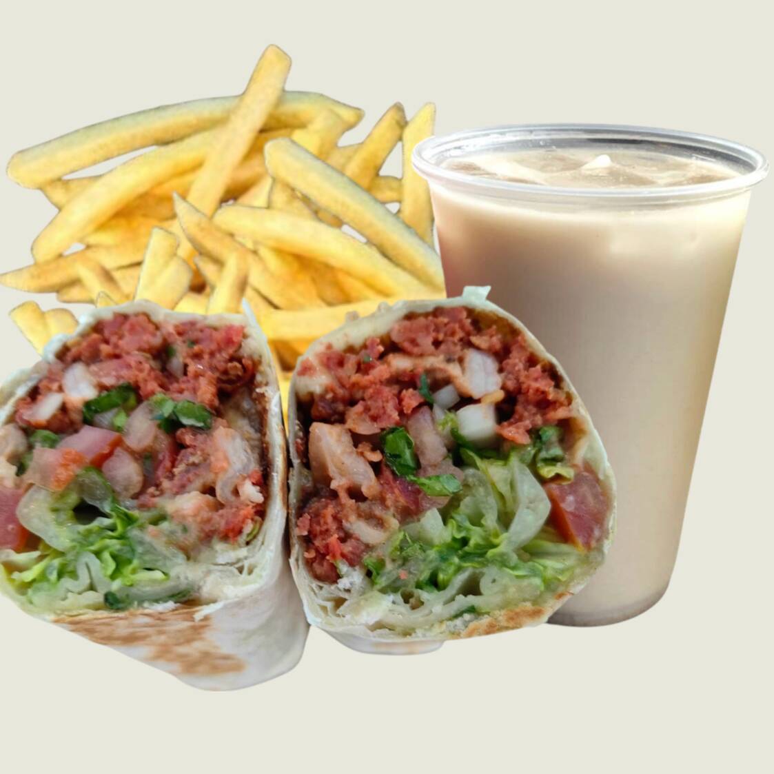 Mix Chorizos+Papas+Bebida