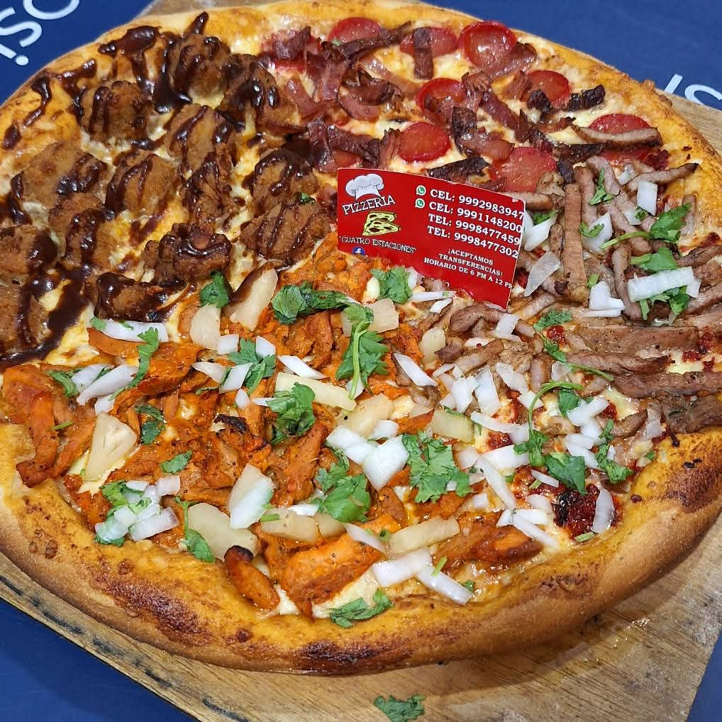 PIZZA GRD 4 ESTACIONES ESPECIAL + COCA 1.35 L