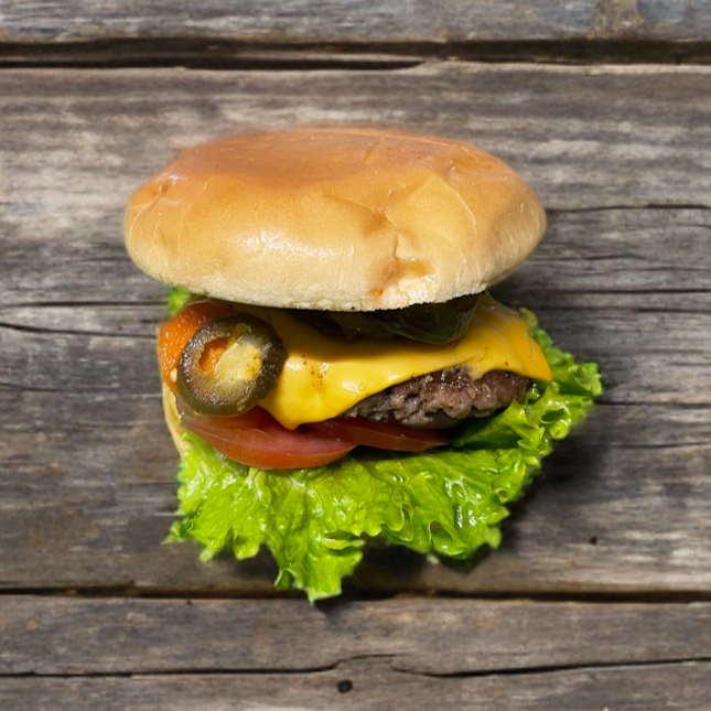 Hamburguesa Jalapeño Tocino