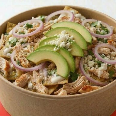 Chilaquiles con Pollo