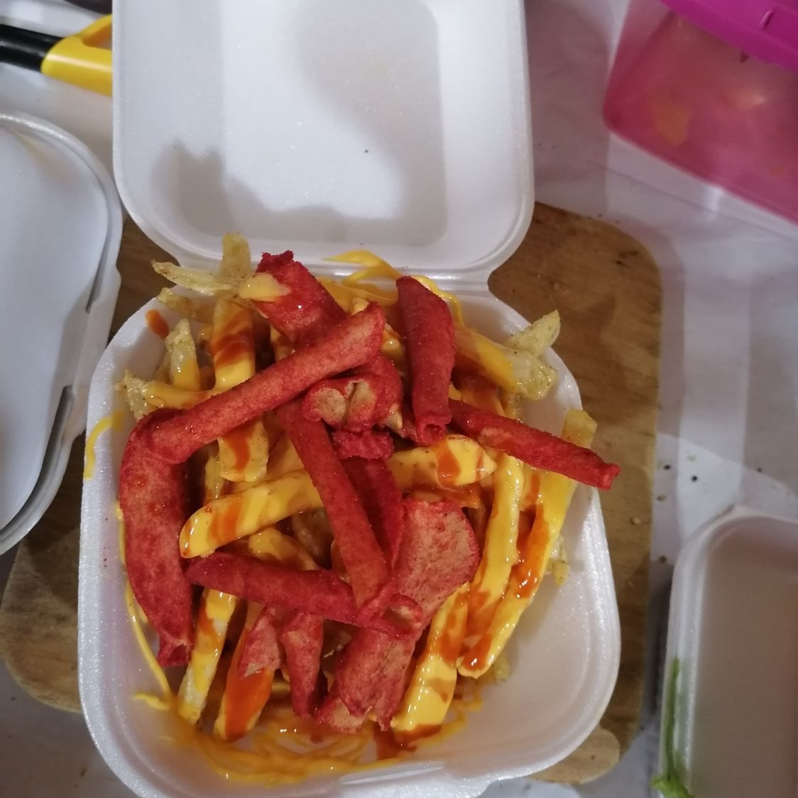 Papas fuego