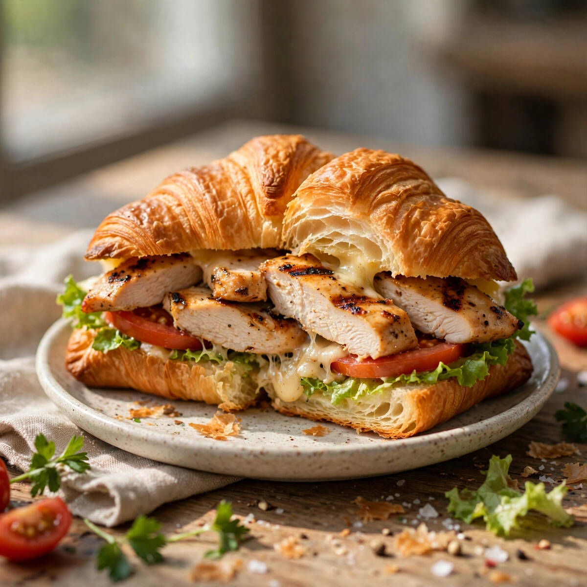 Croissant de Pollo