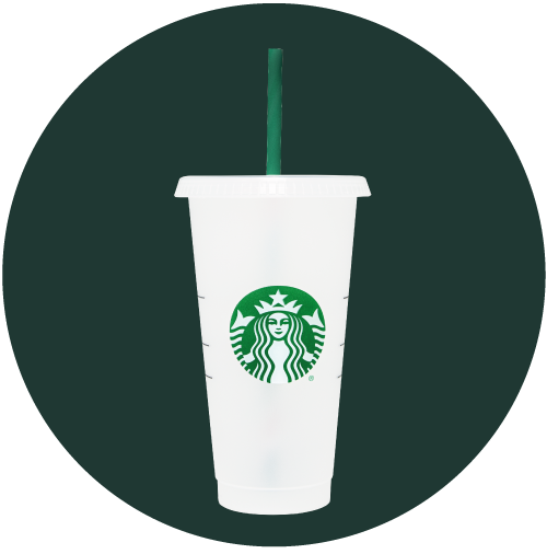 Vaso Pitillo Sirena