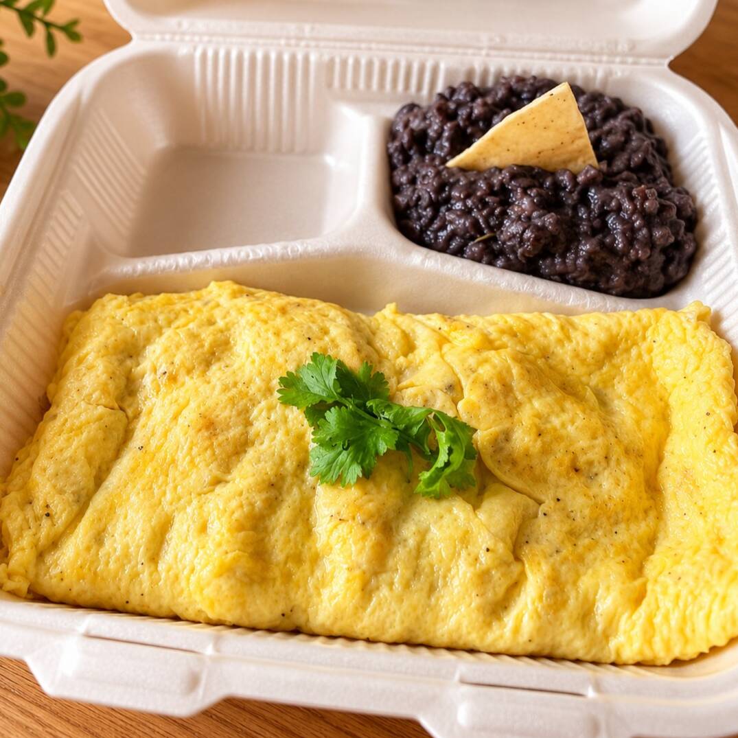 OMELETE( 2 PZAS) CON QUESO (AMARILLO)